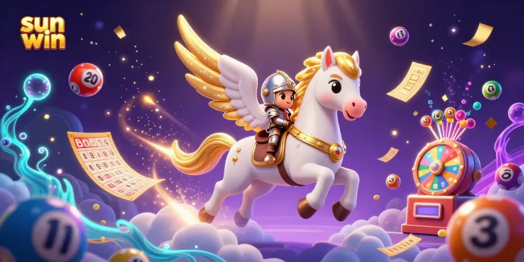 Win big with sun win in an enchanting casino adventure, filled with colorful lottery elements and magical visuals.