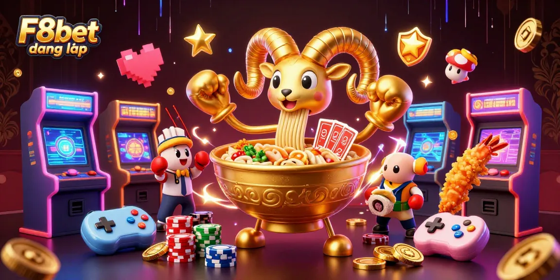 Engage with F8bet đăng nhập through a lively 3D casino scene featuring animated characters and vibrant game elements.