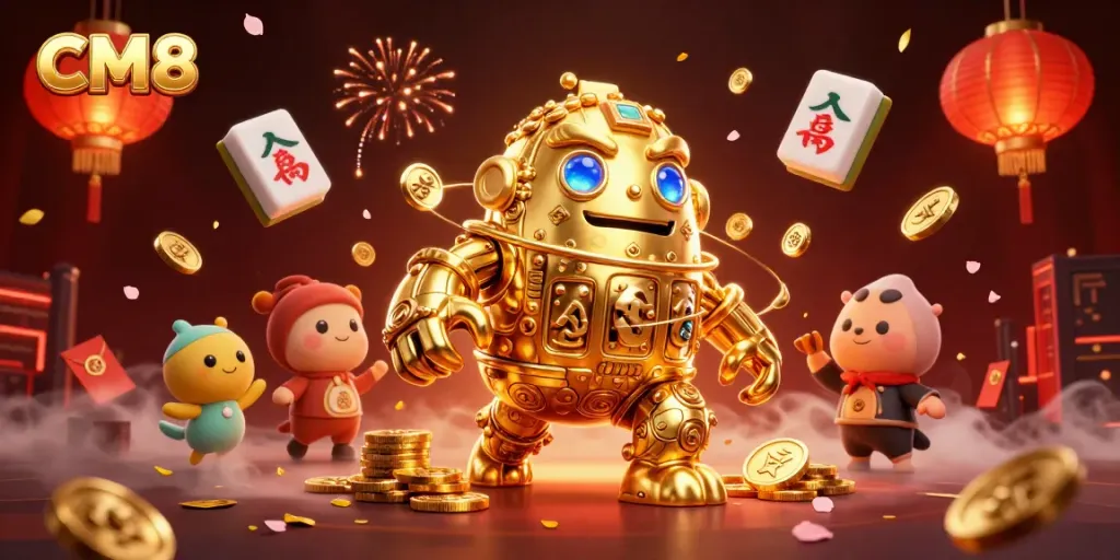 Experience the thrilling atmosphere of CM8 with advanced 3D characters and vibrant casino elements.