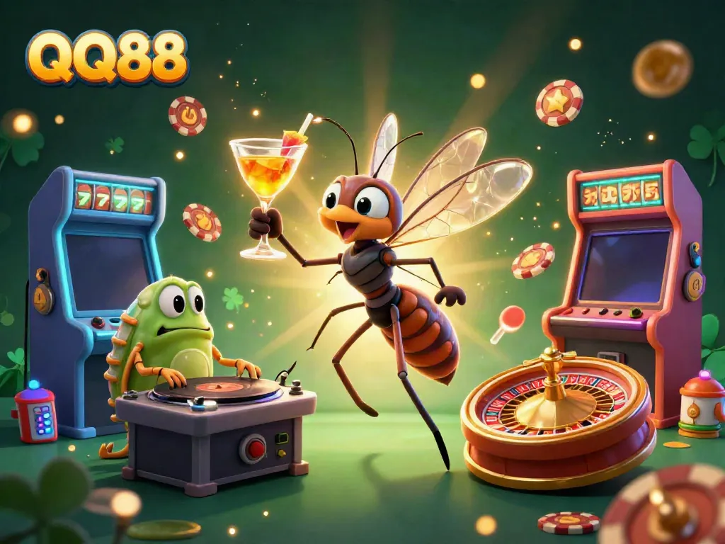 Engage in thrilling fantasy with QQ88's vibrant 3D casino world featuring unique characters.
