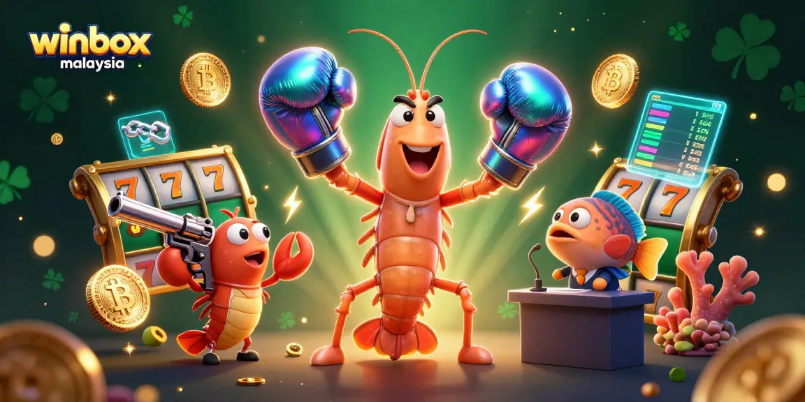 Experience the excitement of winbox malaysia with vibrant 3D characters and dynamic slot game elements.