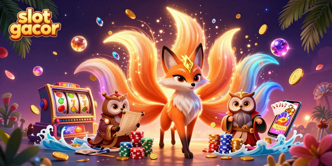 Spin and win with slot gacor featuring a vibrant fox spirit and jackpot elements.