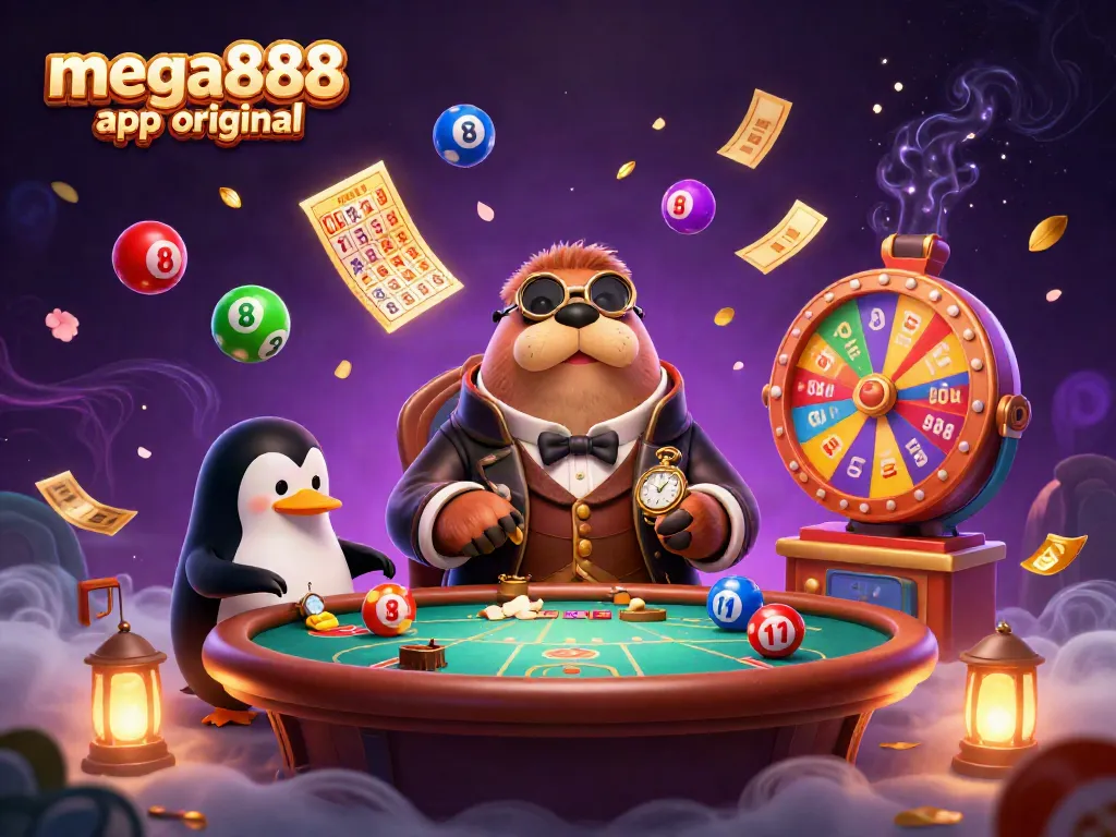 Experience the mega888 app original in a vibrant underwater casino scene with dynamic game elements.