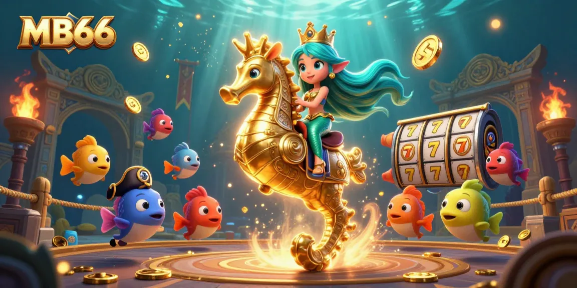 Engage with thrilling gaming at MB66, featuring a vibrant underwater adventure with exciting slot elements.